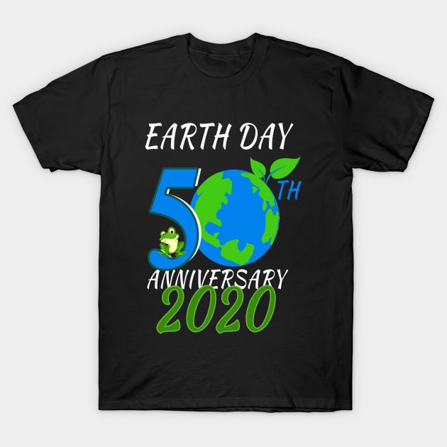 earth day 2020 50th anniversary T-Shirt by DESIGNSDREAM